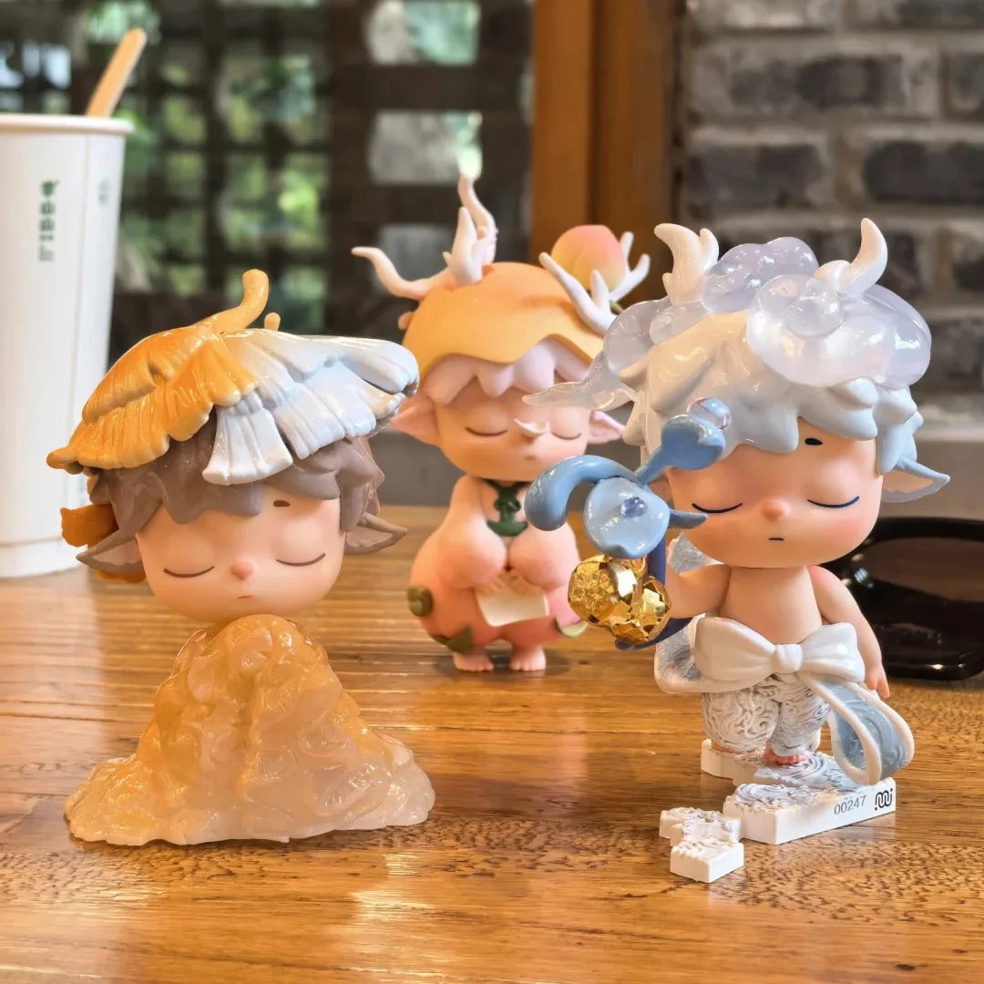 Nuevo MIMI la poesía del tiempo en las cuatro estaciones serie caja ciega Chinoiserie figura coleccionable modelo de moda figura de acción decoración juguete