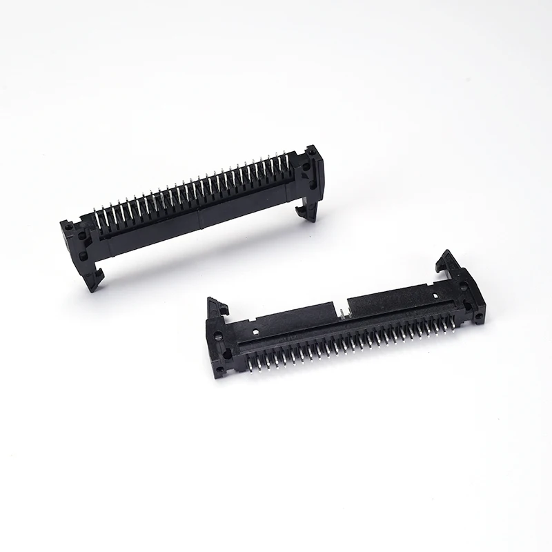 Bulk Pack 5/10pcs DC2 IDC Box Headers Connector FC Cable 8/10/12/14/16/20/26/30/34/40/50 Pin 2.54mm Pitch Male Socket Straight R