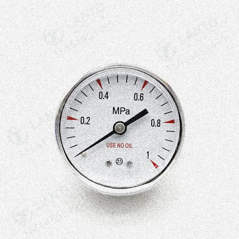 

High-precision axial pressure gauge for stainless steel valve panel gauge