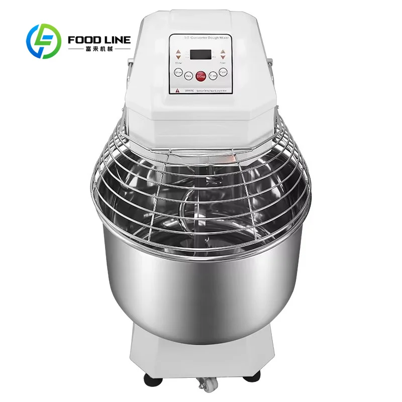 

New Commercial Dough Mixer with Large Capacity Digital Display 3-Speed Accurate Temperature Control Low Noise for Bakery Use