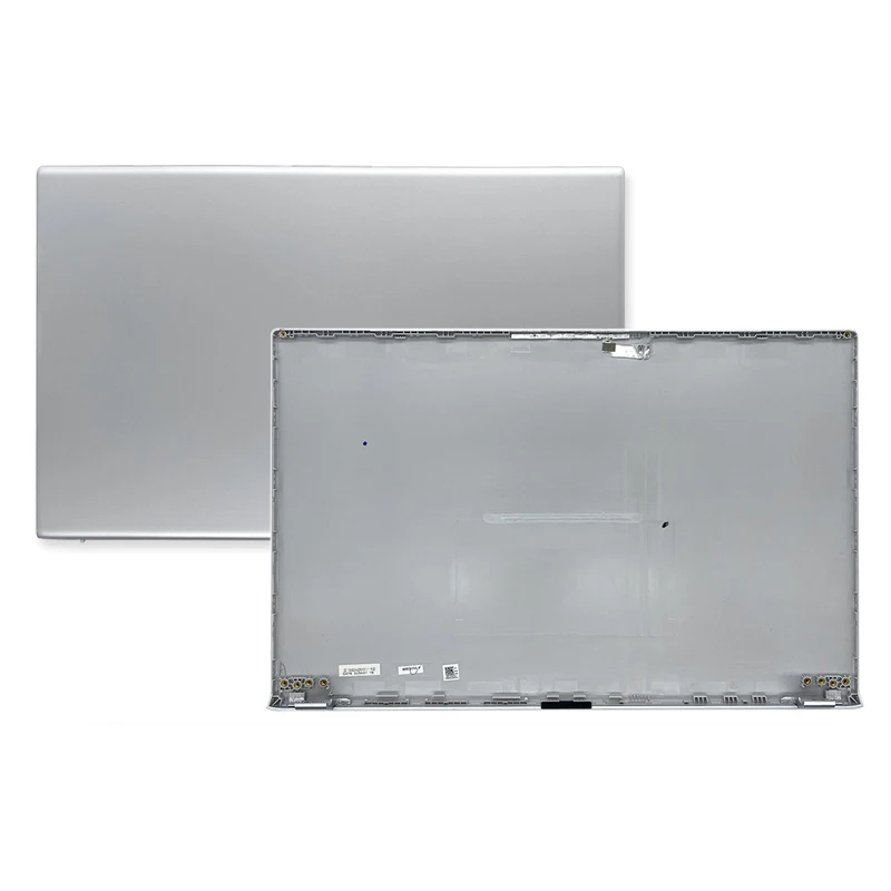 Imagem -02 - Nova Capa Traseira Lcd Dobradiças de Moldura Frontal para Asus Vivobook X512 X512f X512da X512ua F512 V5000f V5000d Capa de Laptop Prata 15.6