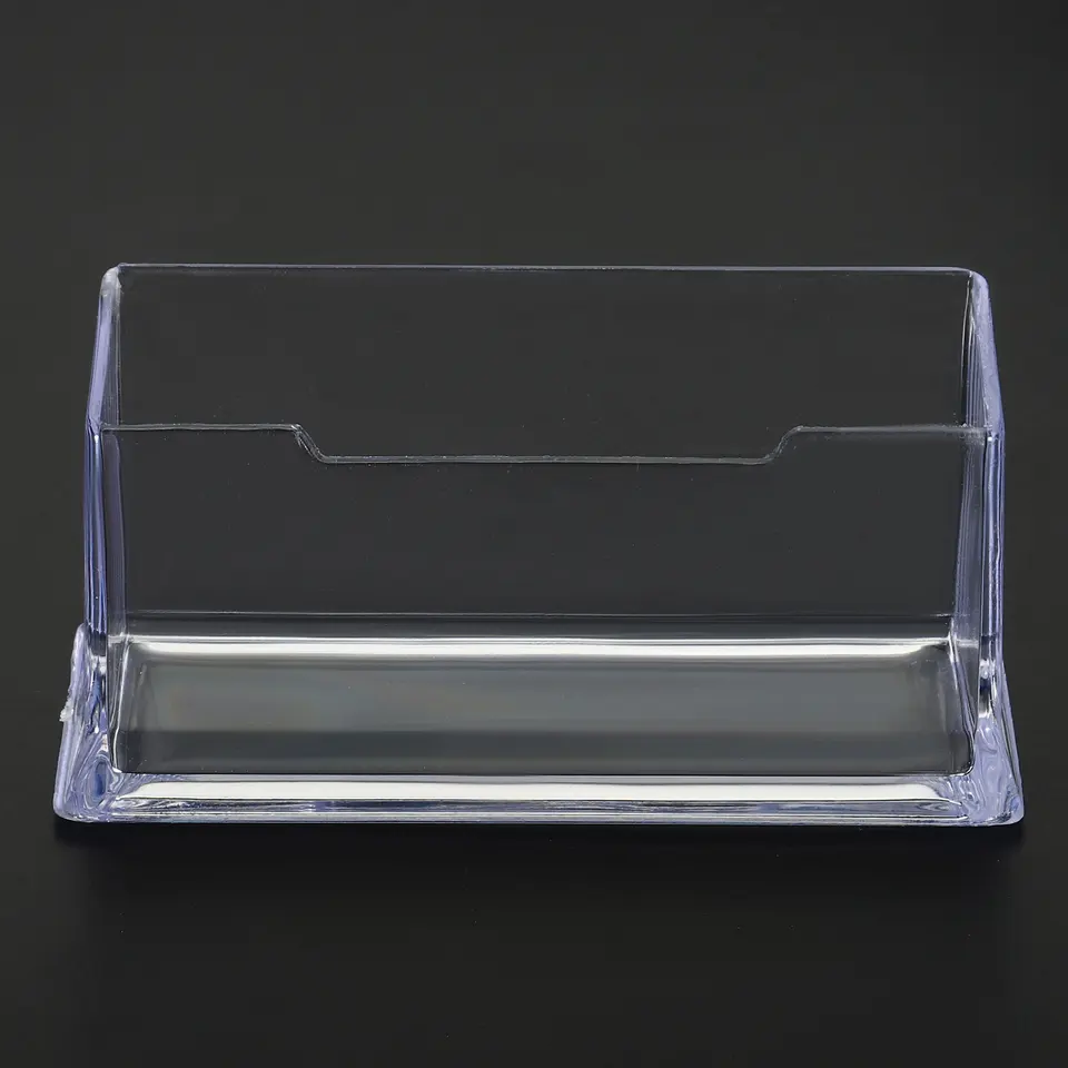 Plastic Business Card Holder 1/2/3/6 Slot Desktop Name Cards Display Stand Card  Case Box for Office Desk Fits 60 Business Cards - AliExpress 21