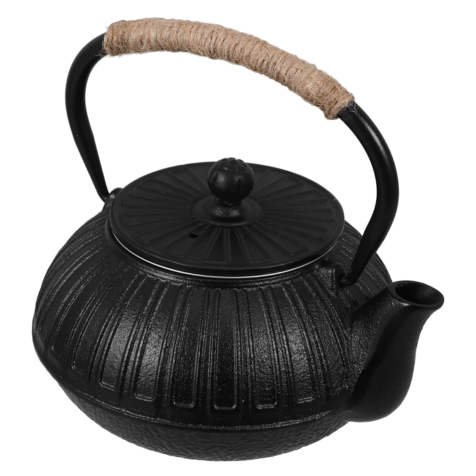 

600ml Stovetop Japanese Style Cast Iron Kettle For Log Burner Tea Pot Infuser Small Cast Iron Kettle Glass Stove Top