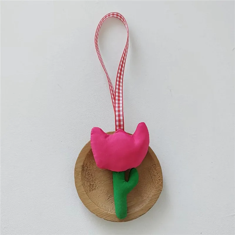 Bag Accessories Decorate Flowers Keychain Cute Chain Premium School Bag Pendant Girl Heart Multifunctional Key Ring Teacher Gift