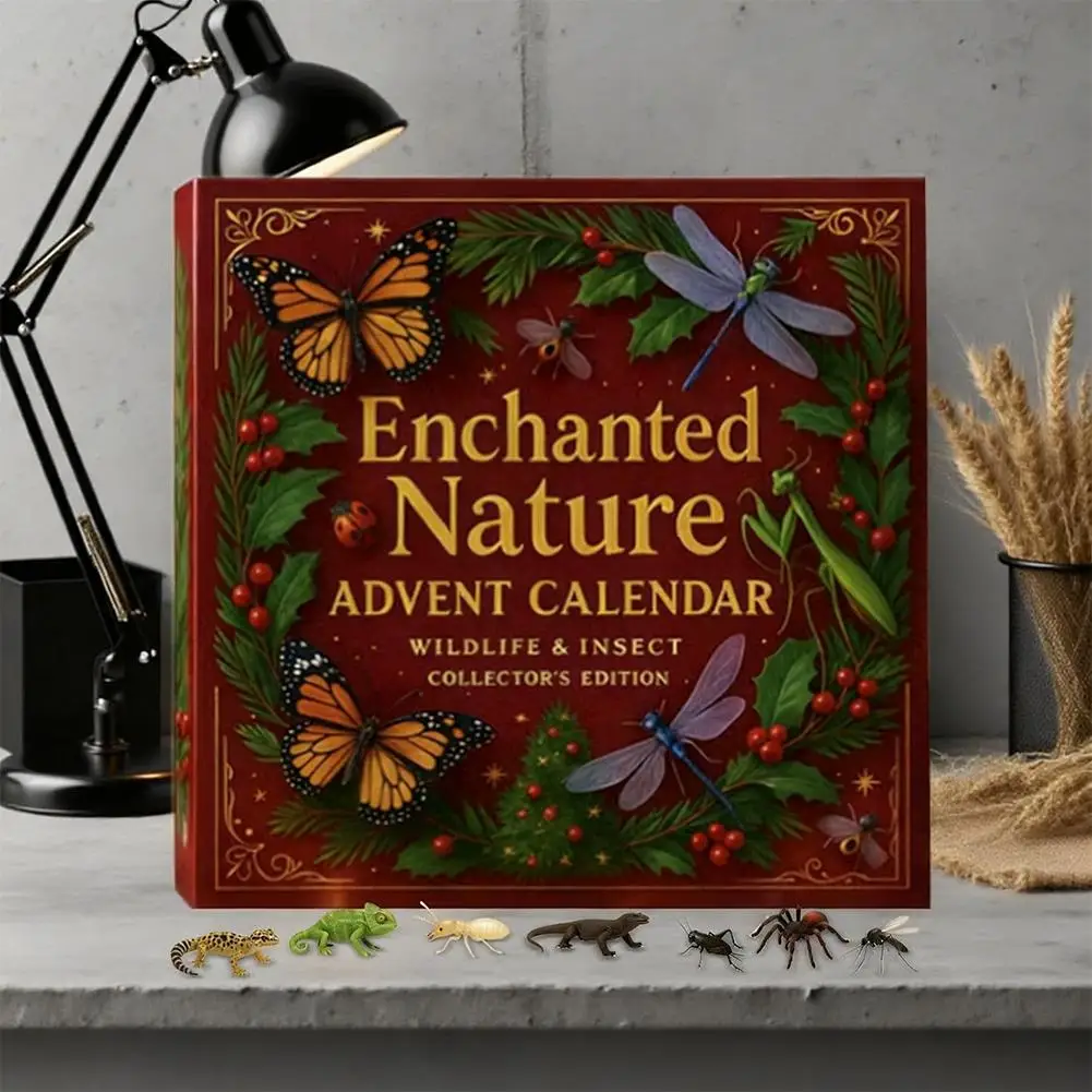 تقويم القدوم الخدع الطبيعية 24 يوم مهرجان الحشرات التقويم الإبداعية العد التنازلي هدية لعشاق الحشرات 2025 #2