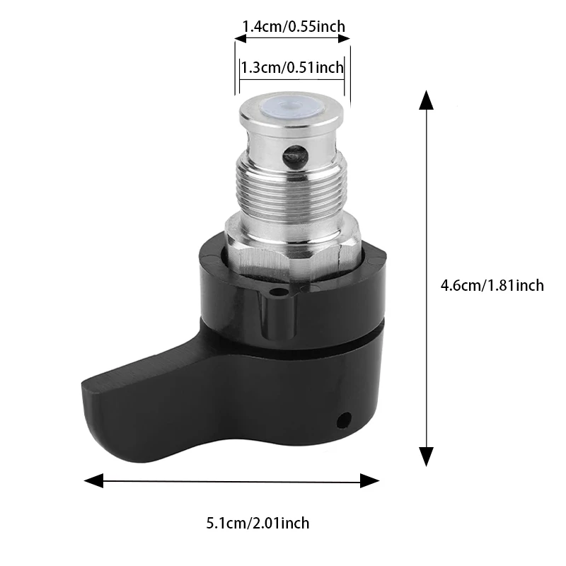Powswopx 235014 Airless Spray Gun Drain Valve Replacement Part for Graco 390 395 490 495 595 Aftermarket Airless Paint Sprayers