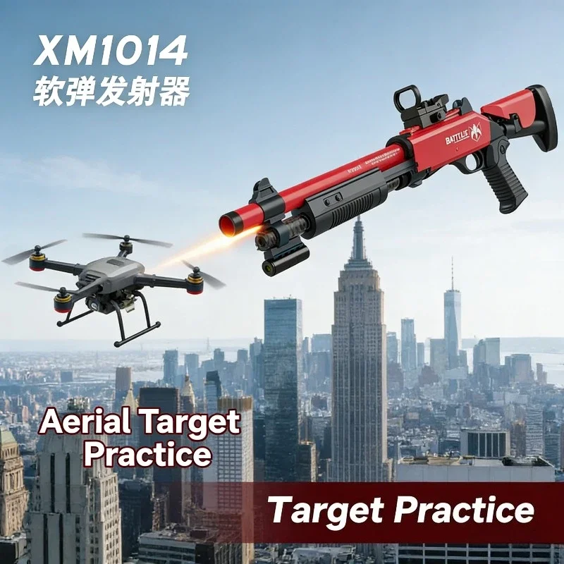 

XM1014 Игрушечный пистолет, мягкий корпус, wyrzutnia, пенопластовый дартс, модель пистолета, ручной пластиковый бластер, рождественская игра для детей и взрослых, уличная игра