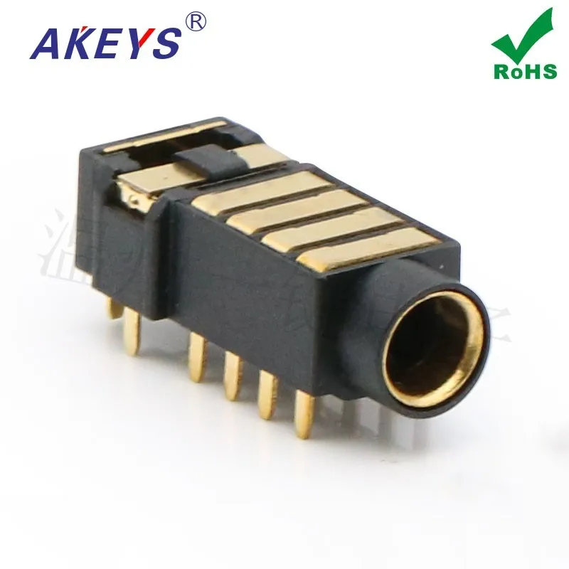 1pc One button PJ-4.5 gold-plated 4.5mm headphone power socket pin 5 section audio Sony player 4.4 balance