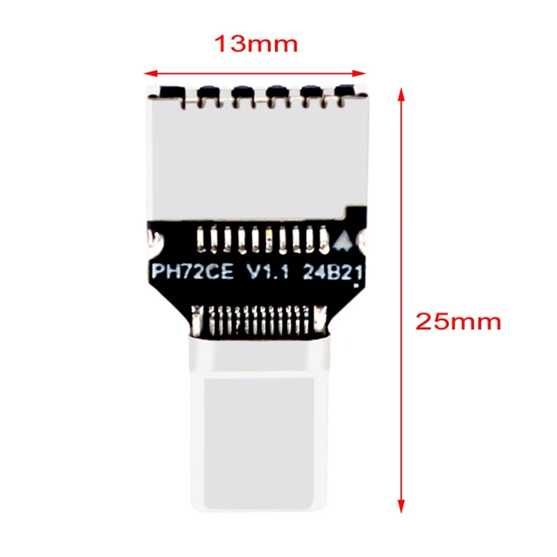 USB3 Type-C Public to Type-E Female 20Gbps Computer Host Box Front Type-C Adapter Stable Speed, Exquisite and Compact