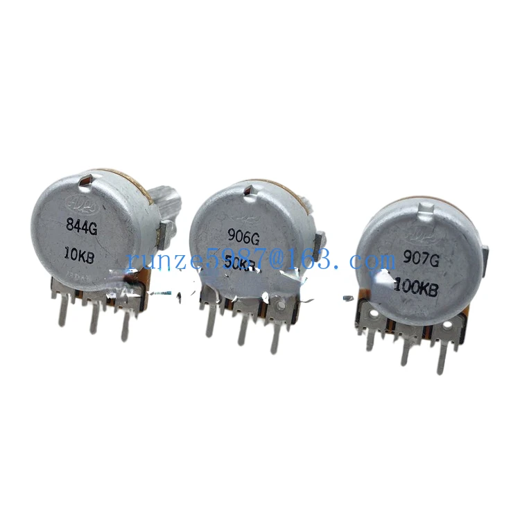 Suitable for ALPS mono volume amplifier potentiometer RK16 single link 3-pin B10KB20KB50KB100K