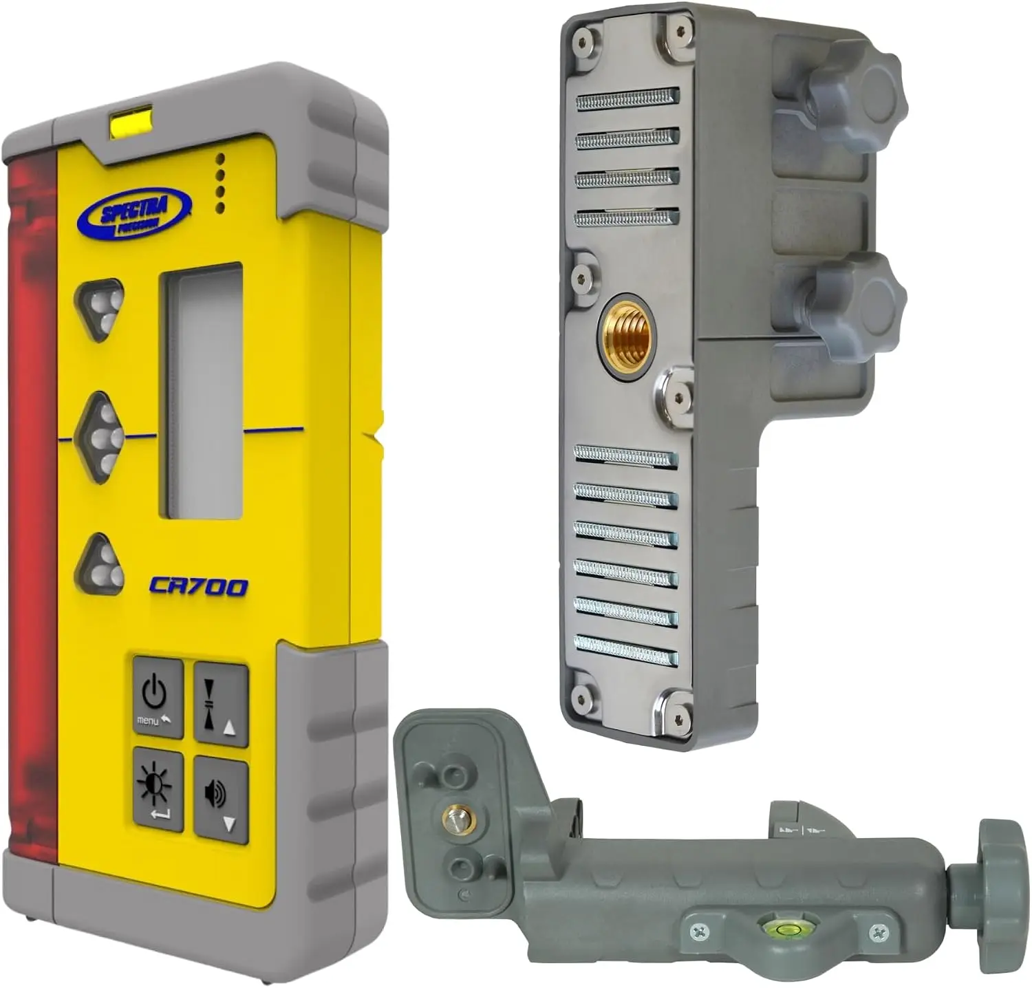 CR700 Combination Laser Receiver with C70 Rod Clamp, C71 Magnetic Mount, Alkaline Batteries, Patented Reception Technology