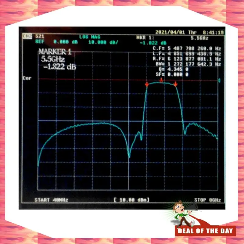 24-Hour Delivery WFB-5060 5.8G(5000-6000Mhz)UWB Broadband 5060MHZ Bandpass Filter