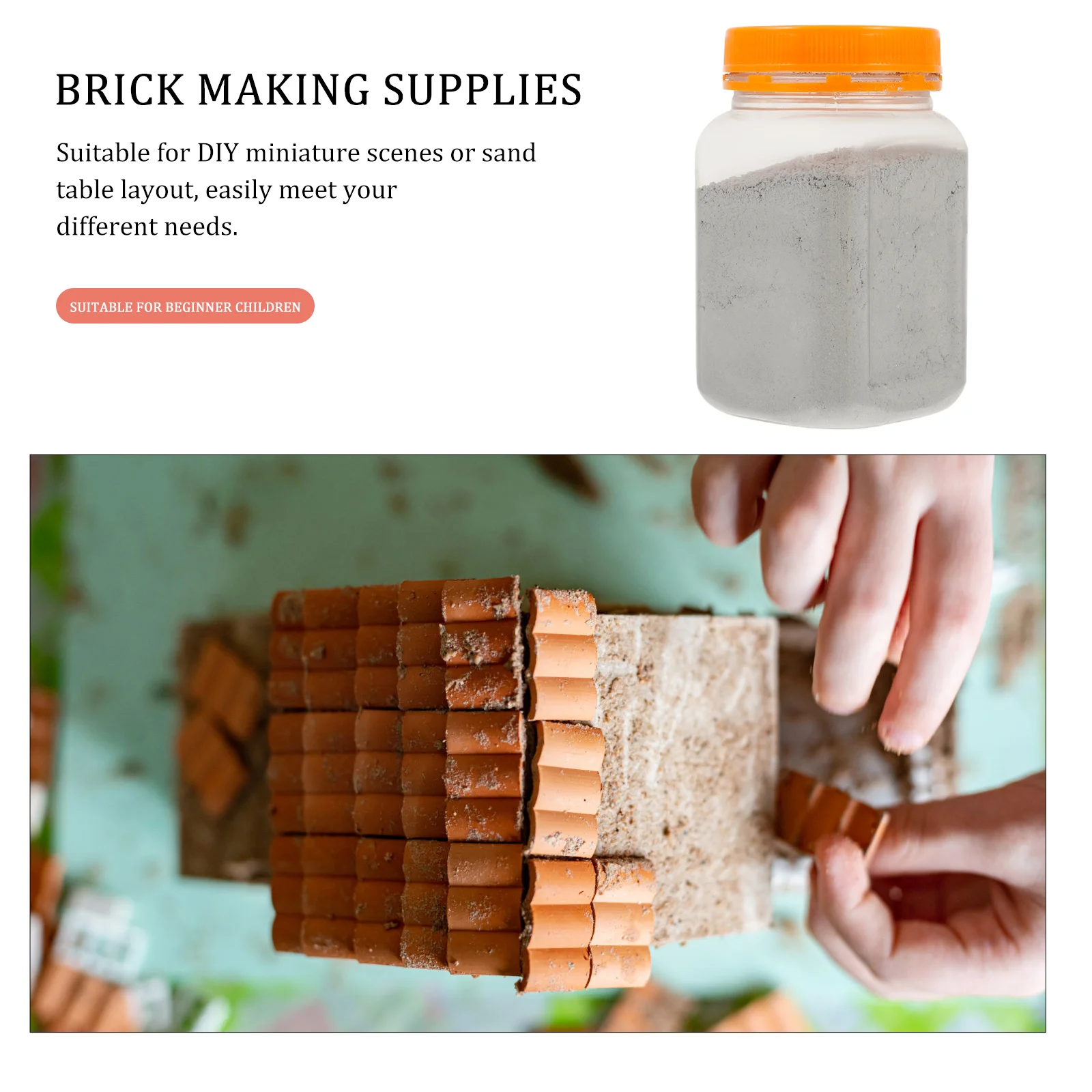 Brick Mold Set DIY Sand Table Building Model Materials Tools Landscape Kit Supplies Blocks Craft Making