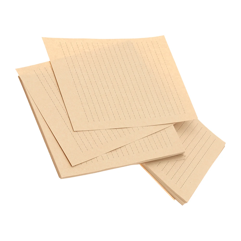 150 قطعة ورق الكرافت خمر ورق للكتابة الرجعية رسالة القرطاسية للملاحظات بطاقات تحيات إعلانات صياغة الطباعة #3