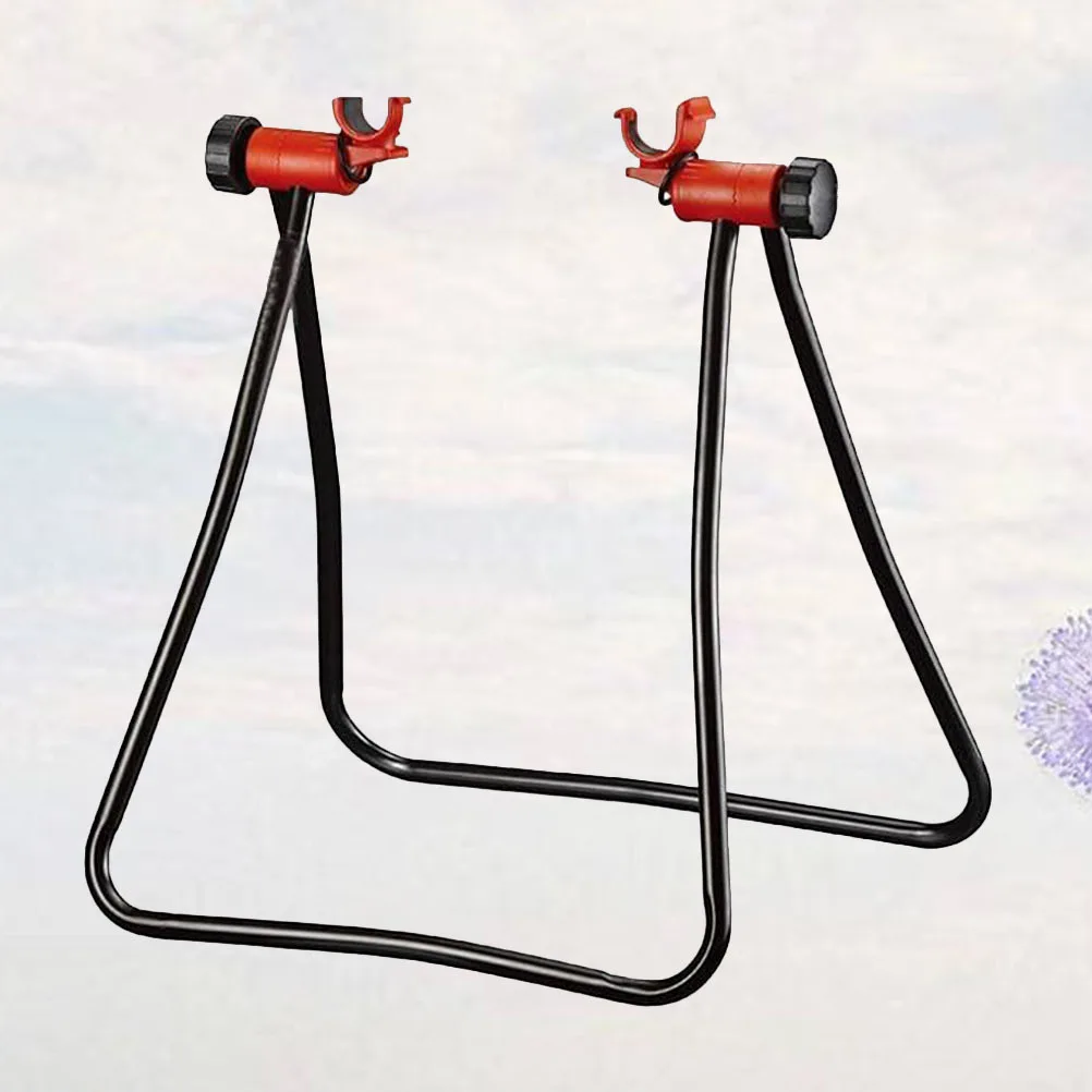 

1pcs Sturdy Iron Bike Support Stand Folding Kickstand With Non-Slip Base Adjustable Holder For Mountain Bike Repair Accessories