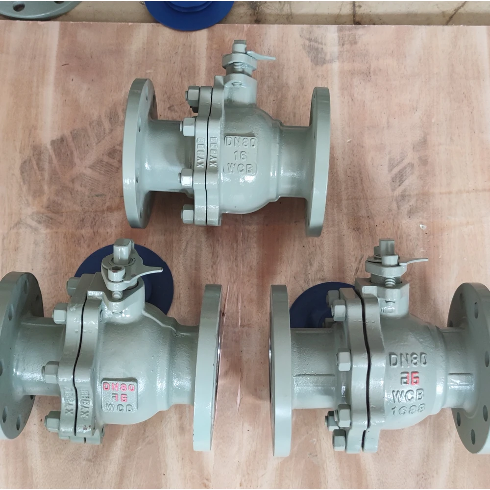 2in DN15-DN300 WCB Carbon steel body float flange ball valve