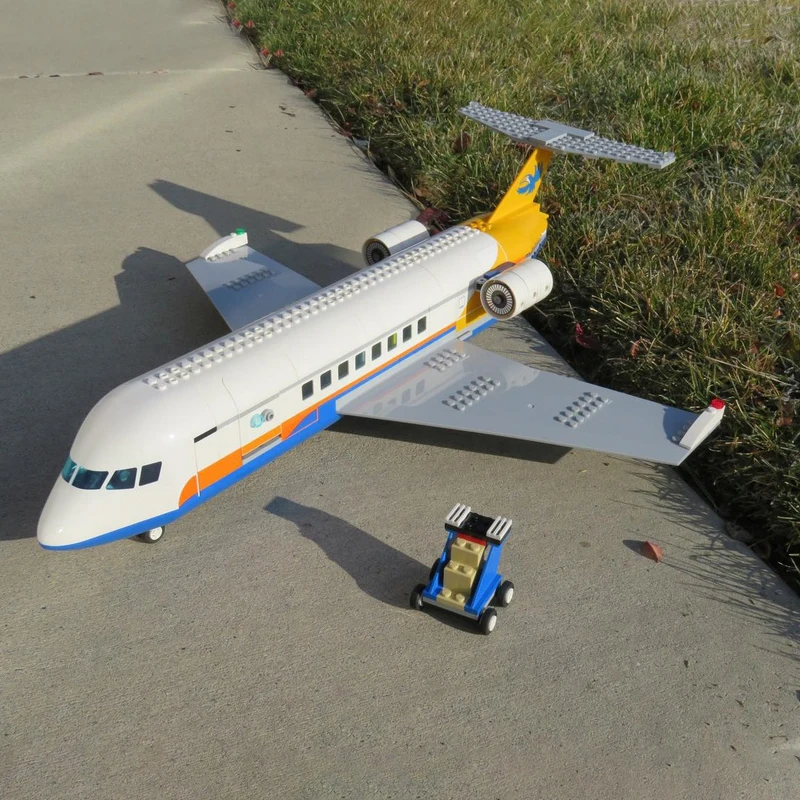 City Airport Aircraft Plane Model Building Bricks Educational Plane Building Blocks 60262 Educational Toys for Children Gift