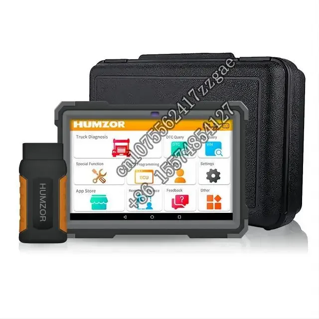 

HUMZOR Heavy Truck ECU Diagnostic Tool ND566E Diagnostic Scanner Obd2 Support Multi-language