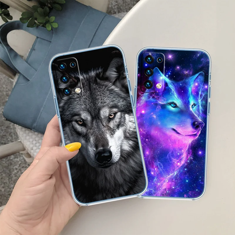 IM4 Animal Wolf Transparent Phone Case for Motorola Moto G7 G8 G9 G84 G85 G73 G24 G15 Z2 Play Power Plus view 6