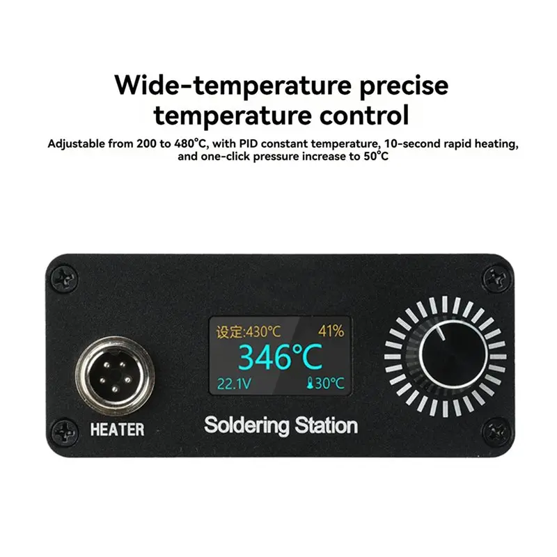 Reliable-T12 For Handskit Digital Soldering Station Professional Portable Mini Iron Kit No Power Adapter For Repairing,T12 For H