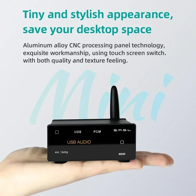 محول جهاز استقبال الصوت SMSL B2 ، USB ، بلوتوث ، رقاقة فك CS43131 ، DAC USB ، محوري ، بصري ، خرج RCA