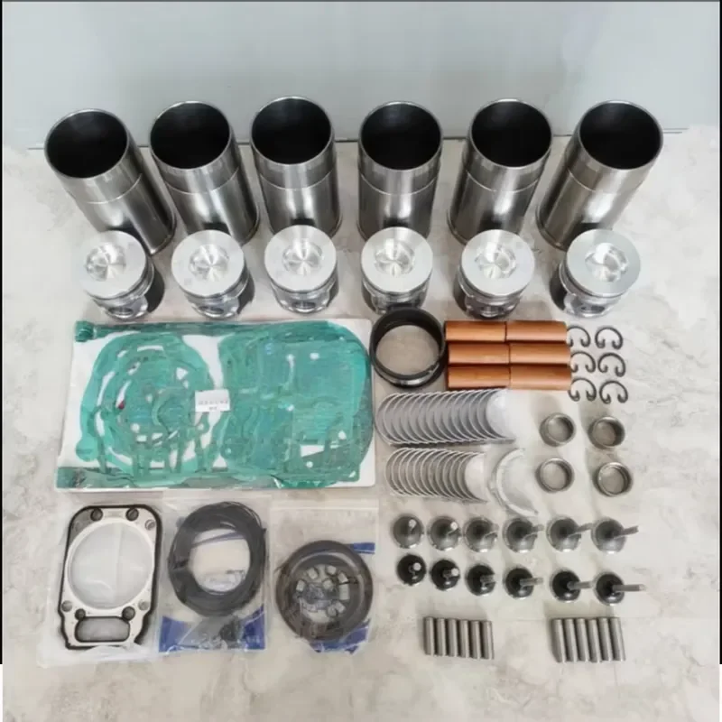 Hot Selling Construction Machinery Parts 6M11 G160 Engine Overhaul Rebuild Kit Piston Cylinder Liner Repair Parts for