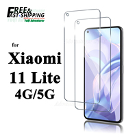 Screen Protector For Xiaomi 11 Lite 4G 5G Tempered Glass HD Crystal High Aluminum 9H Anti Scratch Case Friendly