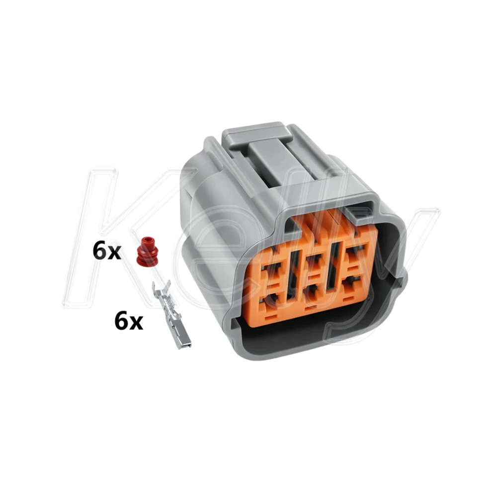 6P Wasserdichter Auto-Steckverbinder Gaspedal-Positionssensor-Buchse Gaspedal-Stecker 6195-0021 6195-0024 – Detail 4