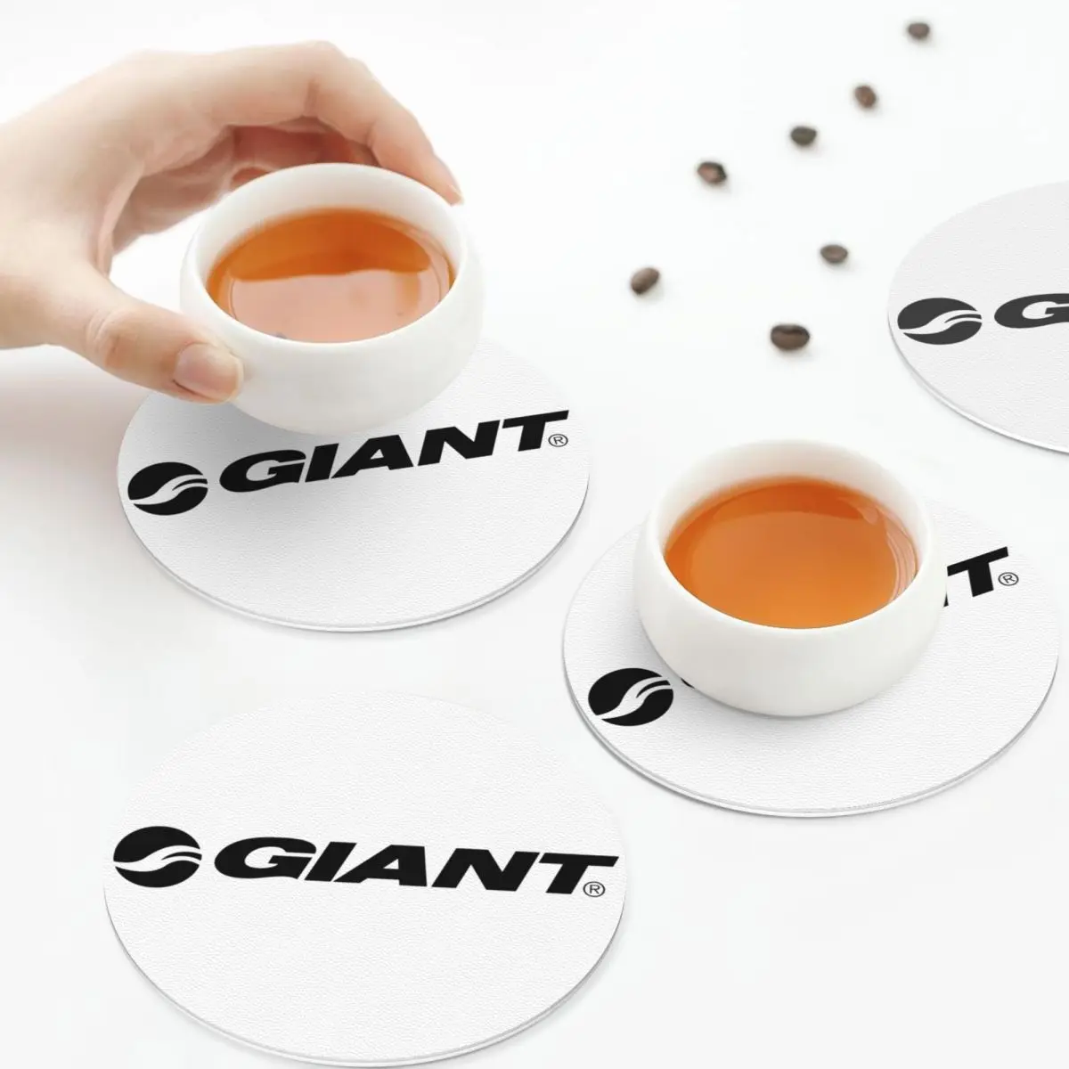 

Giant Bike Coasters Kitchen Placemats Non-slip Insulation Cup Coffee Mats For Decor Home Tableware Pads Set of 4