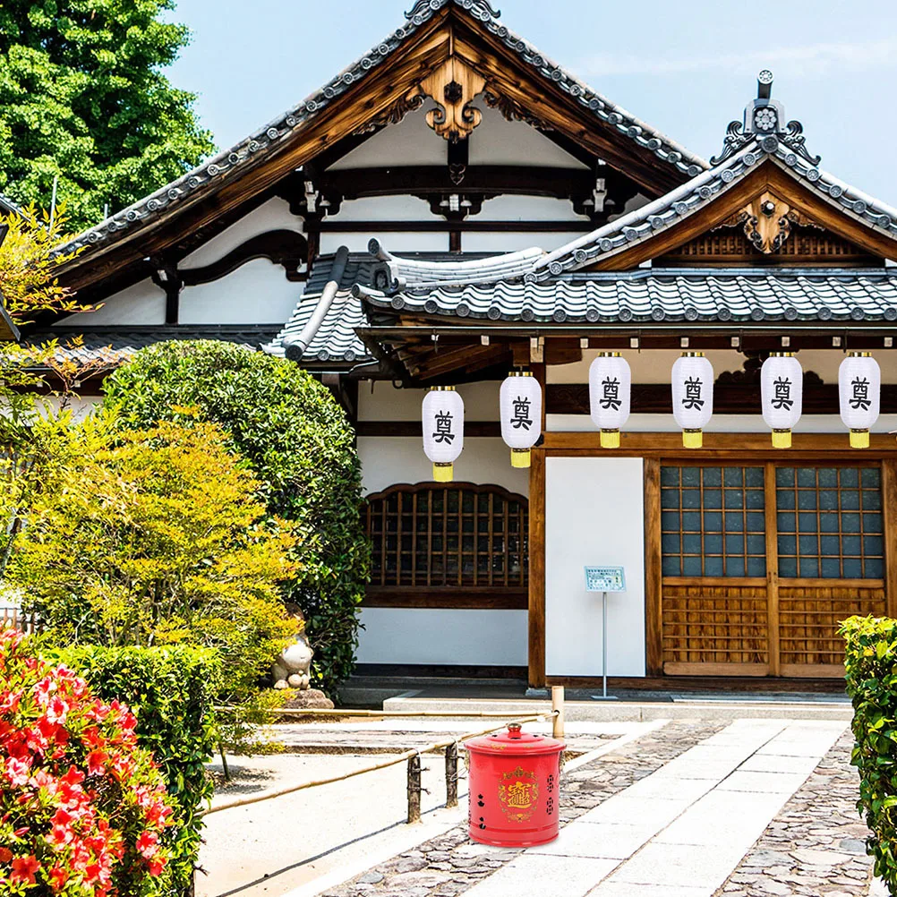 2 قطعة فانوس البطيخ الشتوي قلادة جنازة بسيطة ديكور قاعة الحداد تخطيط المشهد الداخلي إمدادات معلقة ضوء الشمس