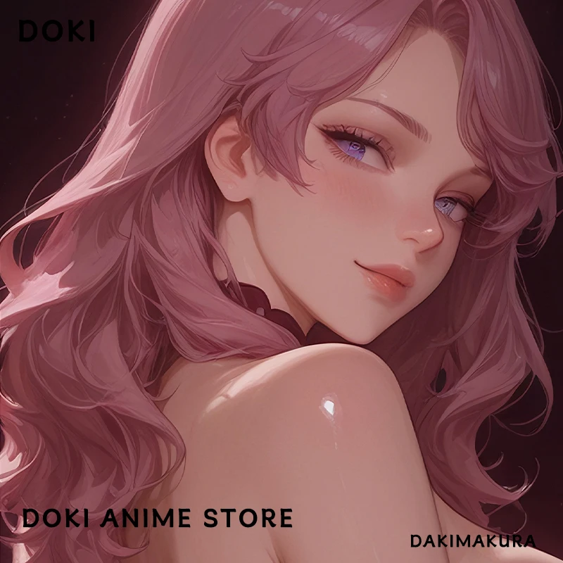 Dakimakura فانيسا Enoteca الأسود البرسيم 2WAY وسادة حالة العناق.. أنيمي وسادة غطاء الوسادة هدية #4