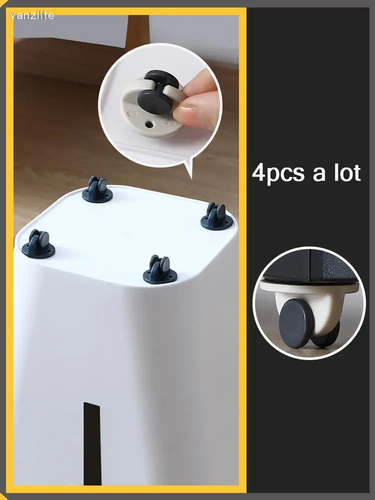 

4 шт./лот vanzlife наклеенная большая коробка, нижний шкив, бытовая полка для кровати, чехол-органайзер, сортировочная коробка, мобильные ролики