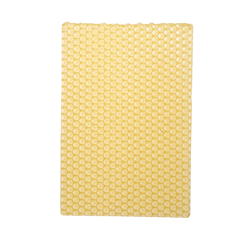 10Pcs Yellow Honeycomb Foundation Bee Hive Wax Frames Beekeeping Beeswax Nest Base Honeycomb Sheet 2024 Hot