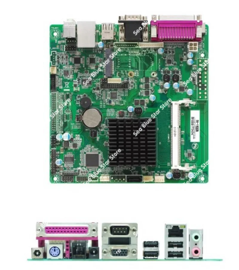 SV1-1800D Dual-Core J1800  Main Frequency 2.41G DC12V Power Supply Cash Register Motherboard Used Disassembled Motherboard