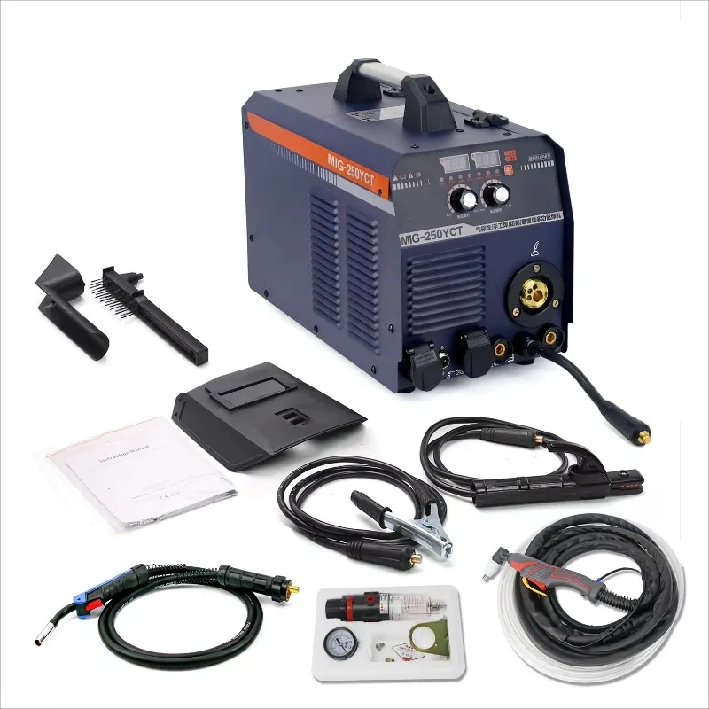 MIG-250YCT MIG MMA CUT TIG 4 in 1 Gas Multi-function Welding Machine Complete Accessories