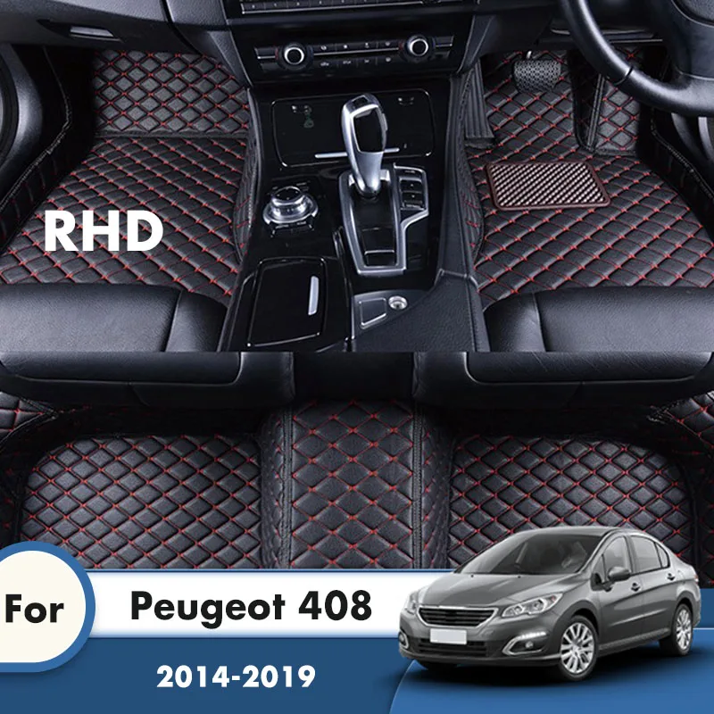 

Автомобильные коврики RHD для Peugeot 408 2022 2021 2020 2019 2018 2017 2016 2014