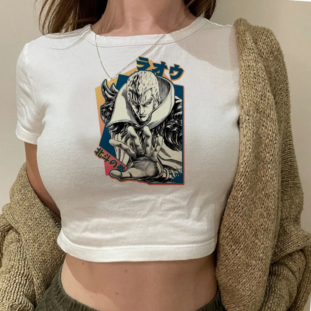 Jojo’s Bizarre Adventure cropped top ladies y2k cute alternative  clearance sales japan tshirt cheap japan kawaii summer