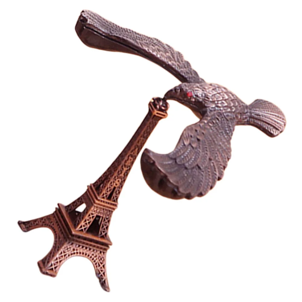 

Balanced Eagle Eiffel Tower Model Mini Office Desk Decor Unique Office Versatile Craftsmanship Bird Toy Kids