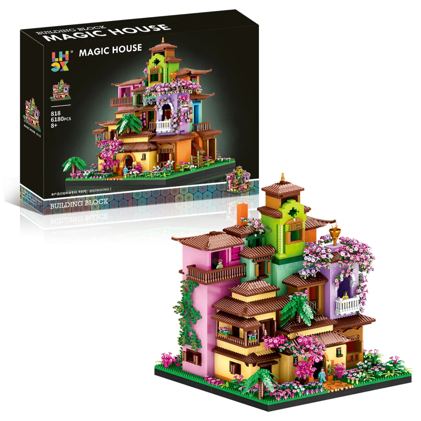 

Creative Micro Building Blocks Magic Villa House Model DIY Assembly Toy Gift