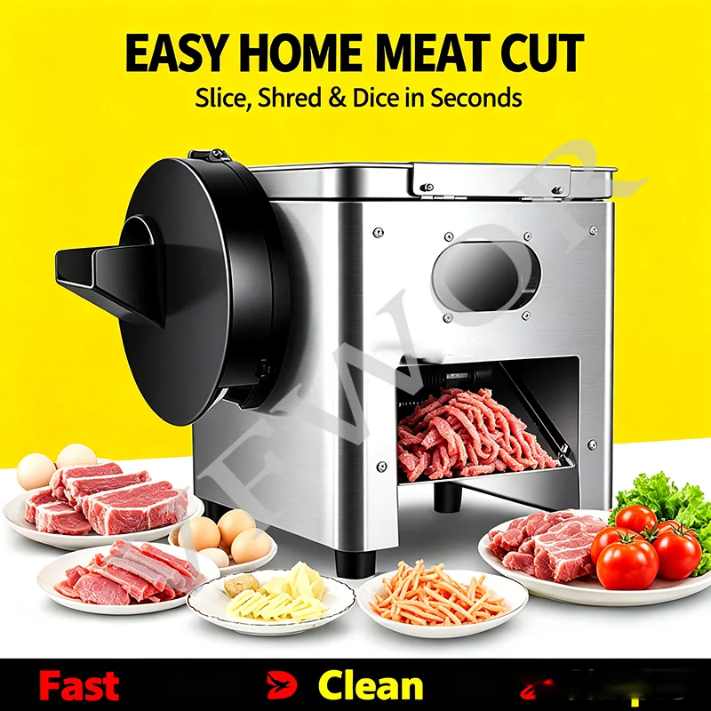 Commercial Automatic/Slicing Machine Fruit Vegetable Cutter Motor for Use Includes Potato Cutter Vegetable