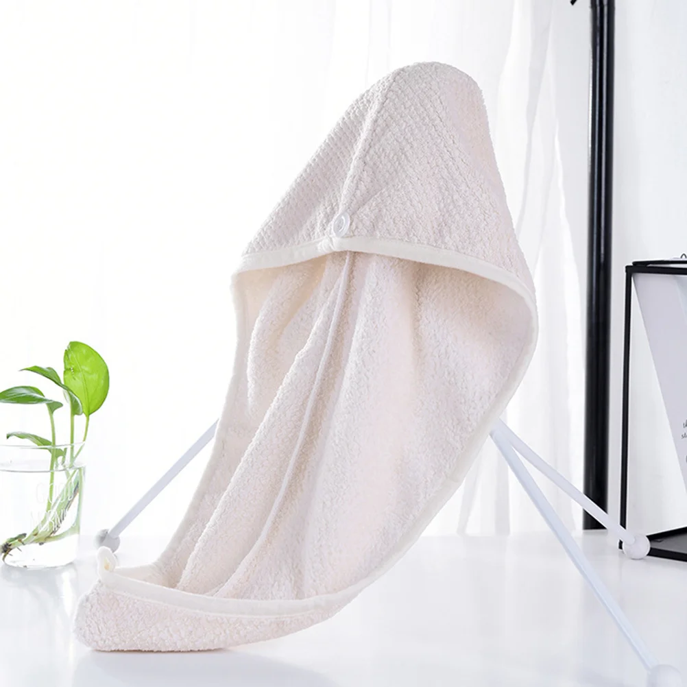 2Pcs Microfiber Hair Drying Caps Quick Absorbent Towels Fast Dry Hair Wraps for Travel Home Quick Drying Towel