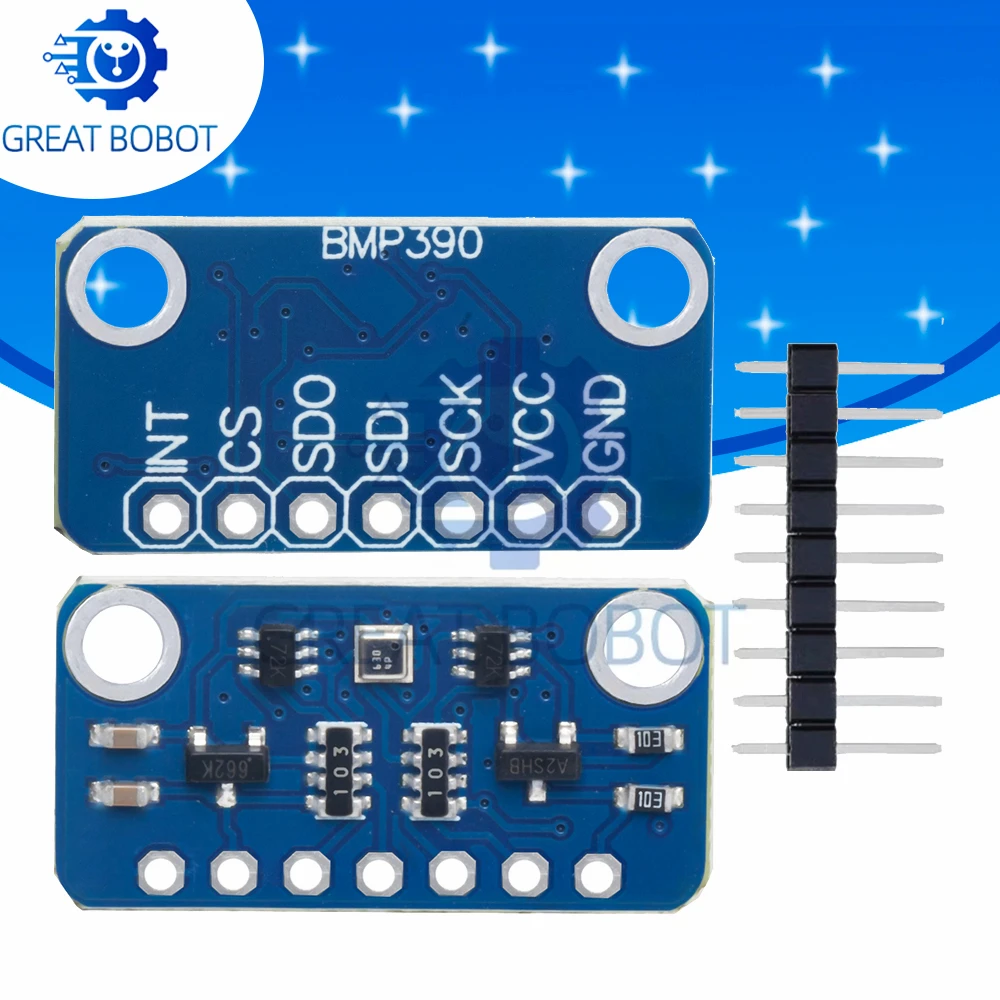 I2C/SPI BMP390 bmp580 Atmospheric Pressure Sensor: High Precision Module Compatible for Arduino & STM32