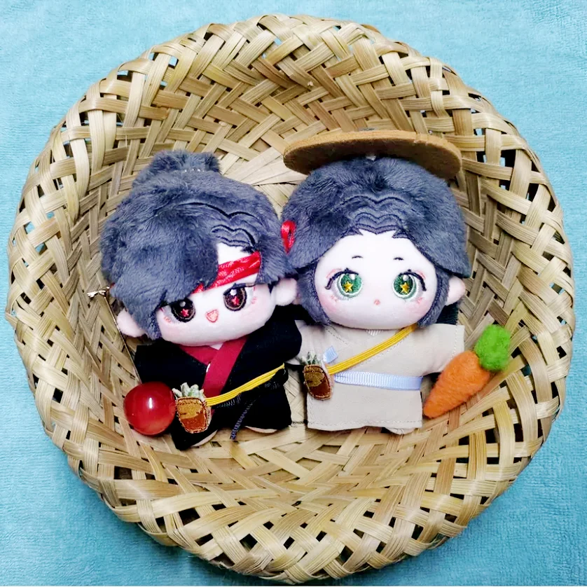 

10cm Original Heaven Official Blessing Cotton Plush Pendant Toy Tian Guan Ci Fu Xie Lian Hua Cheng Model Doll Soft Stuff Pendant