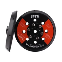SPTA 1 pieza 5 ""6"" placa de respaldo de almohadilla de lijado para pulidor DA 125mm 150mm placa trasera autoadhesiva con orificios de emisión de calor