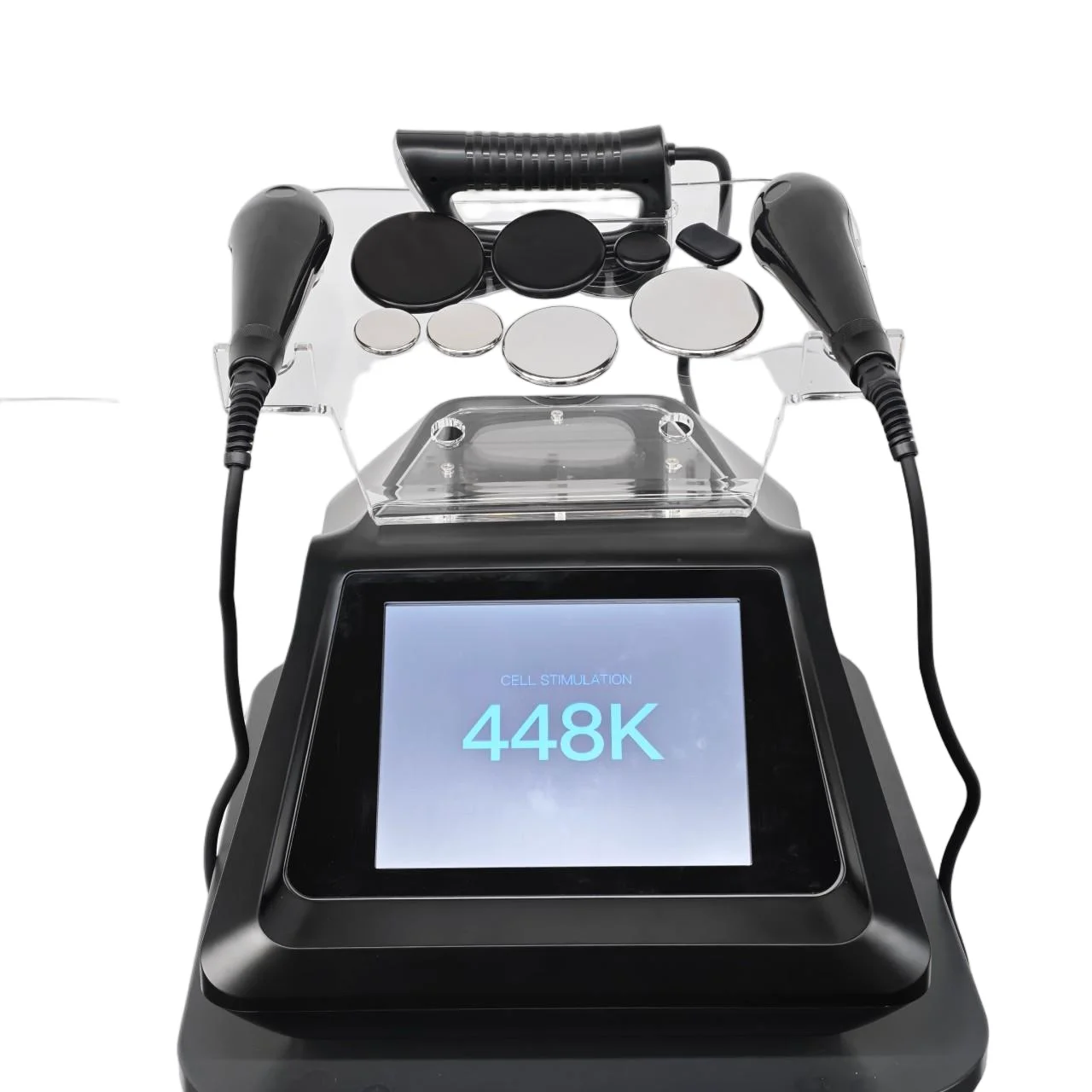 Thermo Device Tecar Physiotherapy Machine RF Heating Therapy Equipment Pain Relief Beauty Slimming Body Massage Professiona 448K - view 2