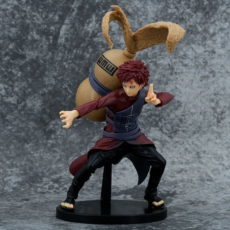 Figurines d'Action NarAASasuke Kakashi Uzumaki Gaara en PVC, Modèle de Voiture, Ornements Jouets pour Enfants, Cadeaux d'Anniversaire pour Garçons, 22cm