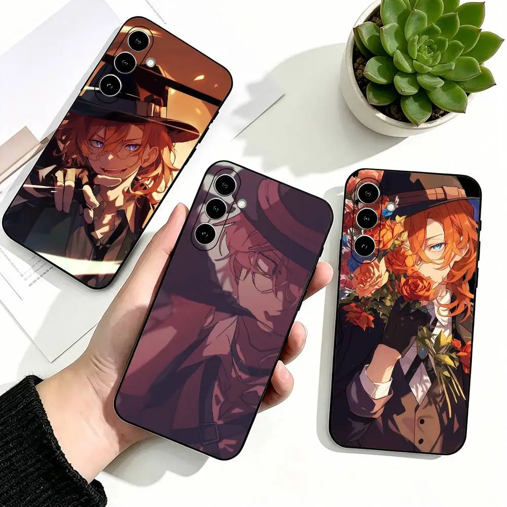 Bungo Stray Dogs BSD Chuuya Nakahara Phone Case Silicone Soft For Samsung Galaxy A73,A72,A71,A70,A53,A52,A51