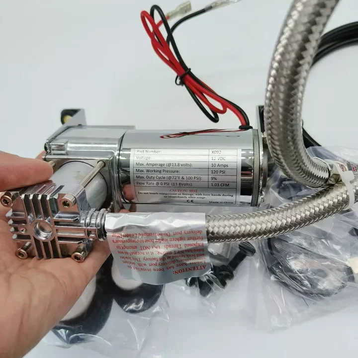 12V Air Suspension Compressor Kit, 10A 120psi 1.03CFM Air Pump for Caravan  Man X092 X92 92C MT92