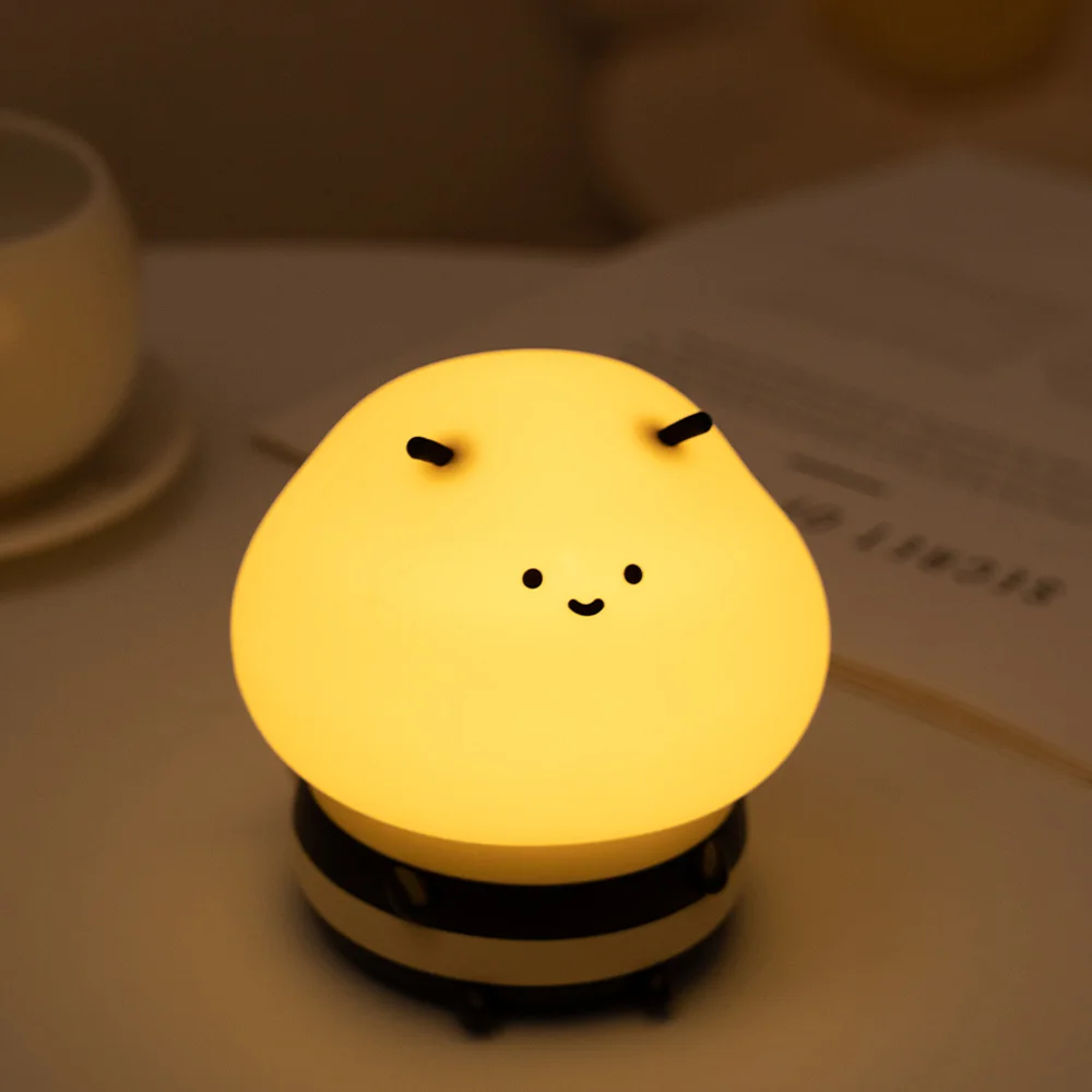 

LED Night Lights Bee Creative Bedside Room Decoration Atmosphere LED Light Desk Lamp Nightlight for Kids Christmas Birthday Gift