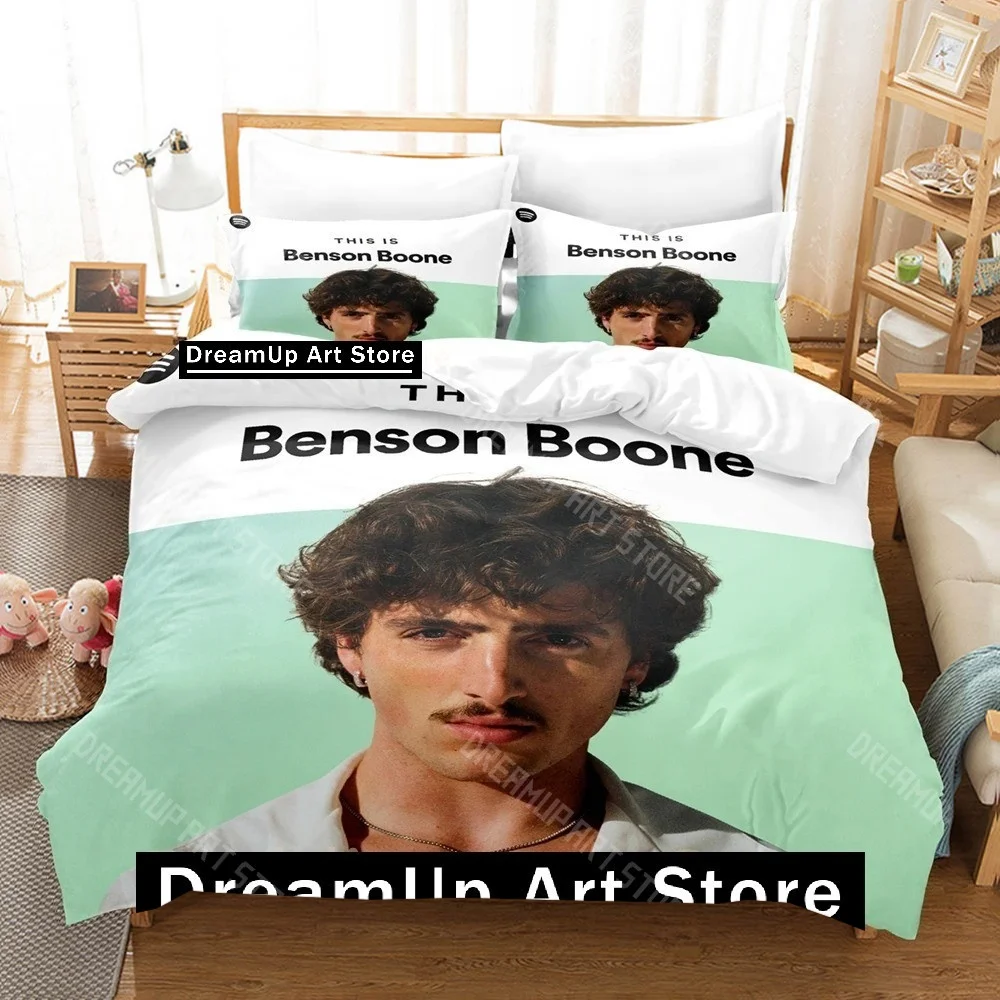 3D Printed Benson Singer Boone Bedding Set for Boys Girls Duvet Cover Pillowcase Twin Queen King Full Single Double Sizes